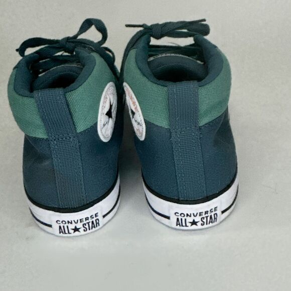 Chuck Taylor All Star Mid 'Street Utility Deep Sleep' 2 tone size 11 men Teal - Picture 3 of 9